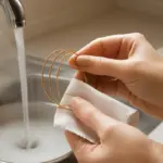 Pulizia dei bracciali in oro delicati: perché l’acqua calda spesso li rovina
