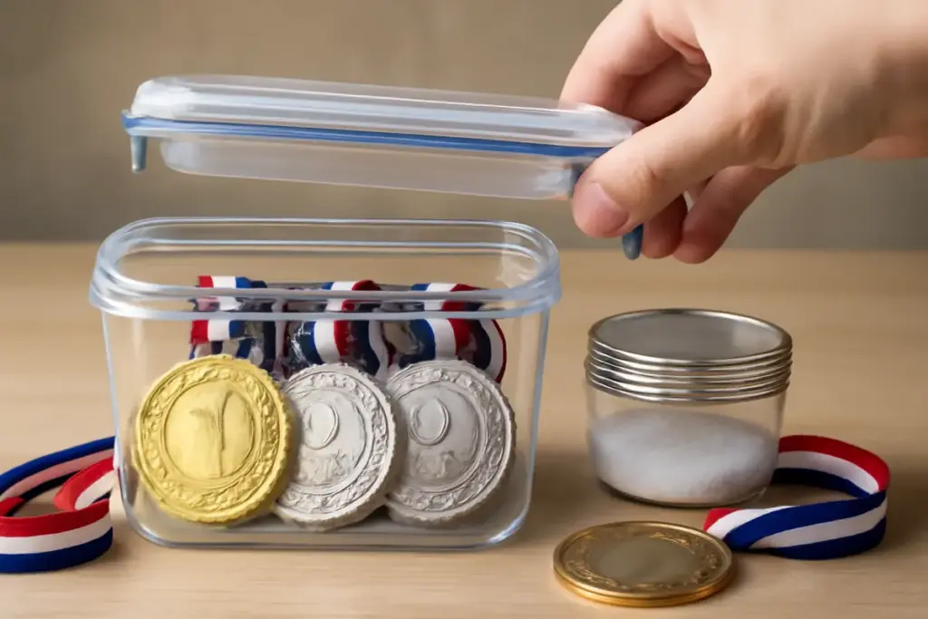 Come conservare le medaglie d’oro e argento? evita il rischio dell’appannamento invisibile