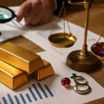 Influenza delle pietre preziose sulla valutazione dell’oro: quali parametri contano di più?