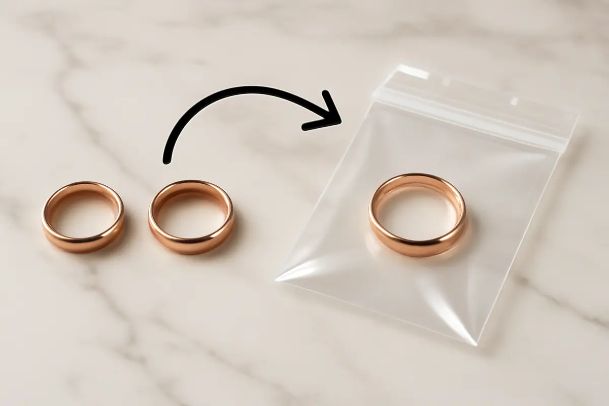 Anelli in oro rosa che scoloriscono: la soluzione definitiva per conservare il colore