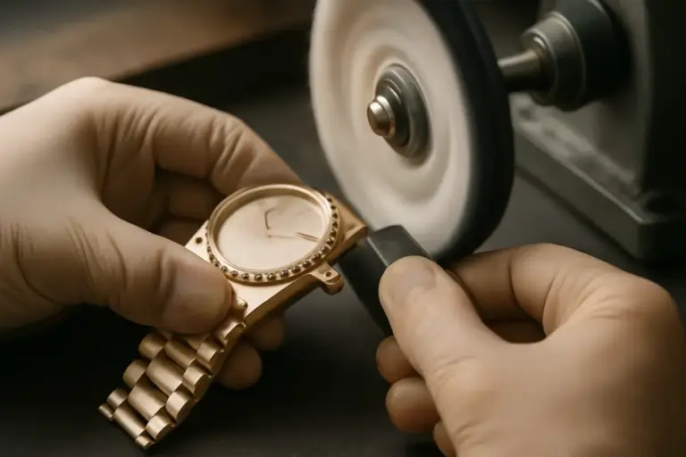 Come evitare graffi sulla superficie degli orologi in metallo prezioso? il metodo utilizzato dagli orologiai