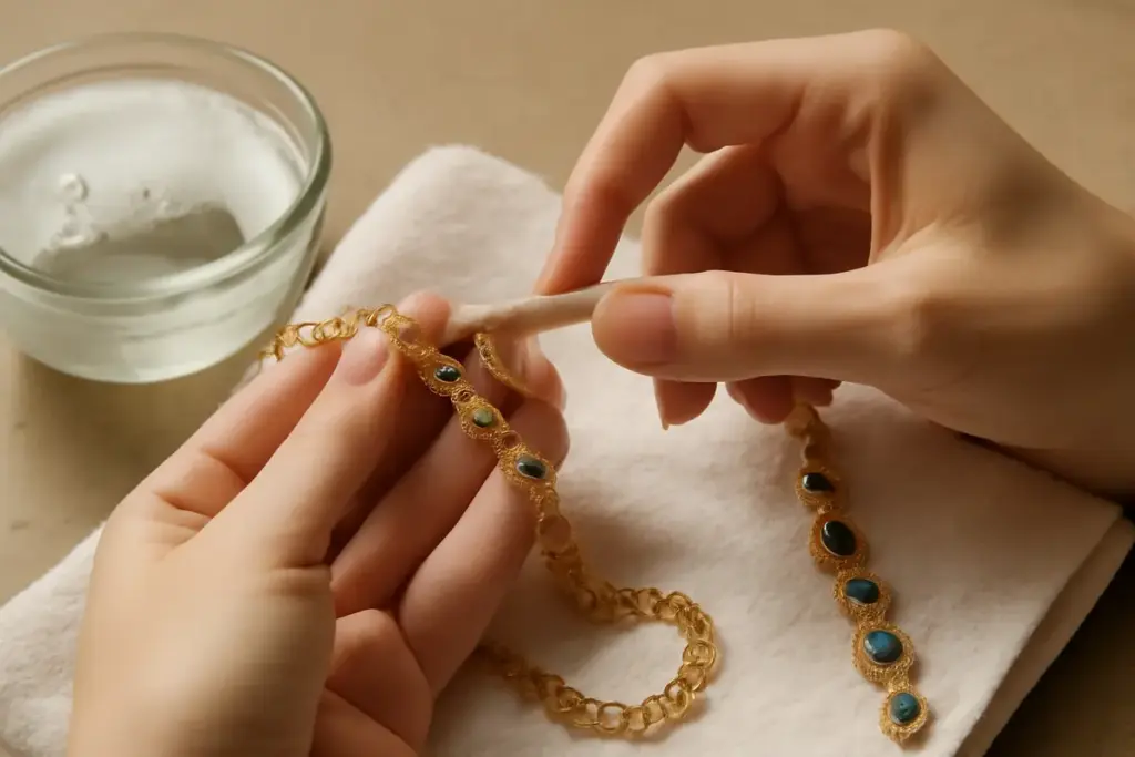 Pulire collane in oro con pietre: attenzione al dettaglio che fa la differenza